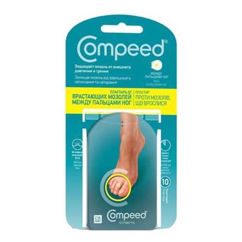 Пластырь от сухих мозолей Compeed CP002607 2,2 х 1,97 см телесный 10 шт. в Аптека Миницен