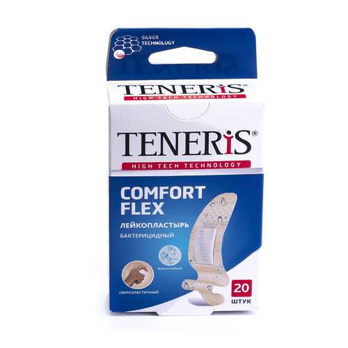 Пластырь Teneris Comfort Flex бактерицидный на полимерной основе 20 шт. в Аптека Миницен