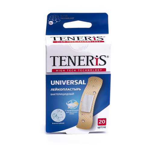 Пластырь Teneris Universal бактерицидный на полимерной основе 20 шт. в Аптека Миницен