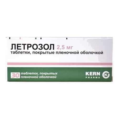 Летрозол таблетки, покрытые пленочной оболочкой 2,5 мг 30 шт. в Аптека Миницен