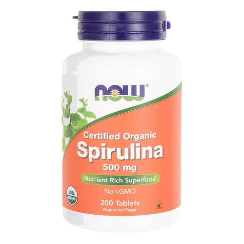 Витаминный комплекс для зрения NOW Spirulina 500 мг таблетки 200 шт. в Аптека Миницен