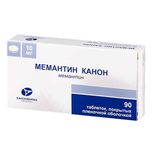 Мемантин Канон таблетки 10 мг 30 шт. в Аптека Миницен
