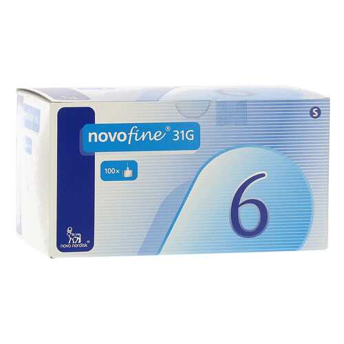 Иглы Новофайн 31G 0,25х6 мм 100 шт. в Аптека Миницен