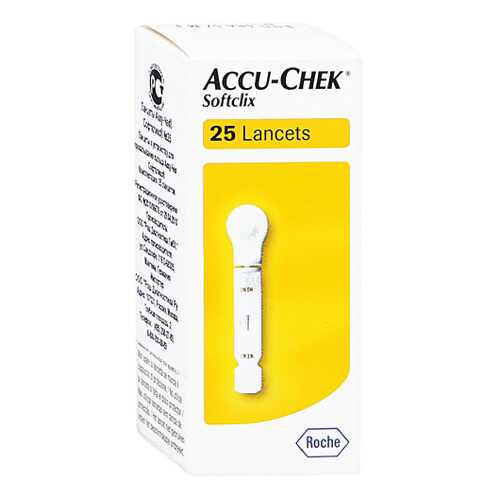 Ланцеты ROCHE Accu-Chek Софткликс 25 шт. в Аптека Миницен