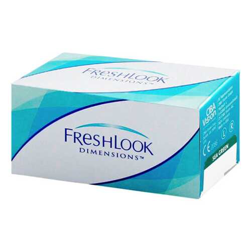 Контактные линзы FreshLook Dimensions 2 линзы без упаковки R 8,6 -4,00 Голубые в Аптека Миницен