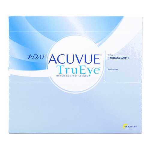 Контактные линзы 1-Day Acuvue TruEye 180 линз R 9,0 -1,00 в Аптека Миницен