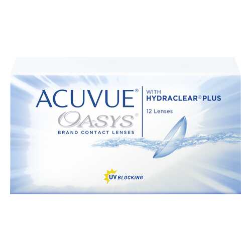 Контактные линзы Acuvue Oasys with Hydraclear Plus 12 линз R 8,8 -4,25 в Аптека Миницен