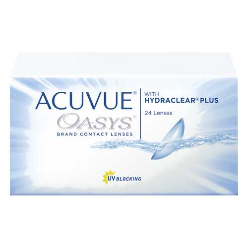 Контактные линзы Acuvue Oasys with Hydraclear Plus 24 линзы R 8,4 -5,25 в Аптека Миницен