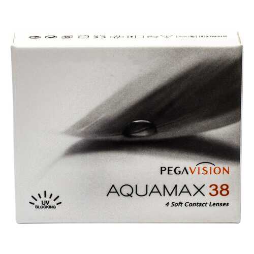 Контактные линзы AQUAMAX 38 4 линзы R 8,6 -1,00 в Аптека Миницен