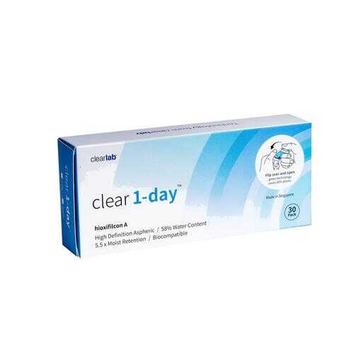 Контактные линзы ClearLab Clear 1-Day 30 линз R 8.7 -00,75 в Аптека Миницен