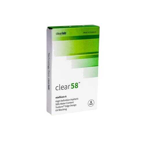 Контактные линзы ClearLab Clear 58 6 линз R 8.3 -05,50 в Аптека Миницен