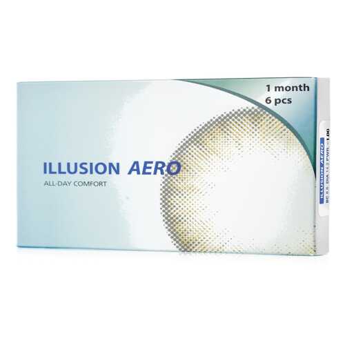 Контактные линзы ILLUSION Aero 6 линз R 8.6 -4.5D в Аптека Миницен
