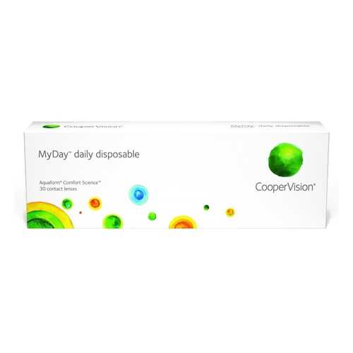 Контактные линзы MyDay Daily disposable 30 линз R 8,4 -5,25 в Аптека Миницен