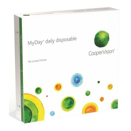 Контактные линзы MyDay Daily disposable 90 линз R 8,4 -9,50 в Аптека Миницен