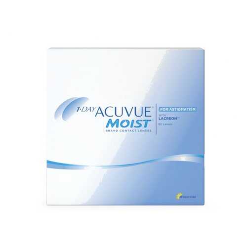 Контактные линзы 1-Day Acuvue Moist for Astigmatism 90 линз -3,00/-2,25/180 в Аптека Миницен