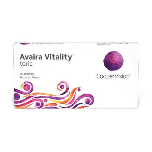 Линзы контактные CooperVision Avaira Vitality toric 6 шт. -4,25/1,75/160 в Аптека Миницен