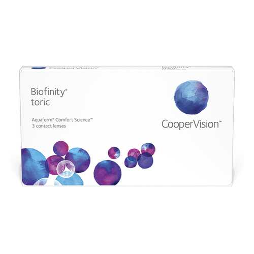 Линзы контактные CooperVision Biofinity Toric 3 шт. -7/2,25/20 в Аптека Миницен