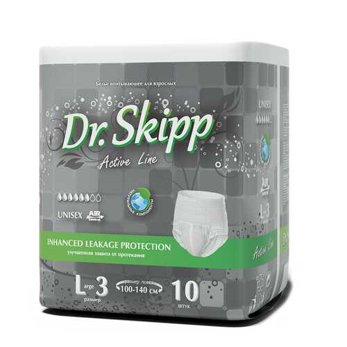 Белье впитывающее для взрослых Dr. Skipp Active Line размер L 10 шт. в Аптека Миницен