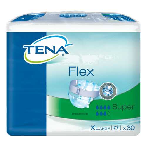 Подгузники для взрослых с поясом, XL, 30 шт. Tena Flex Plus в Аптека Миницен