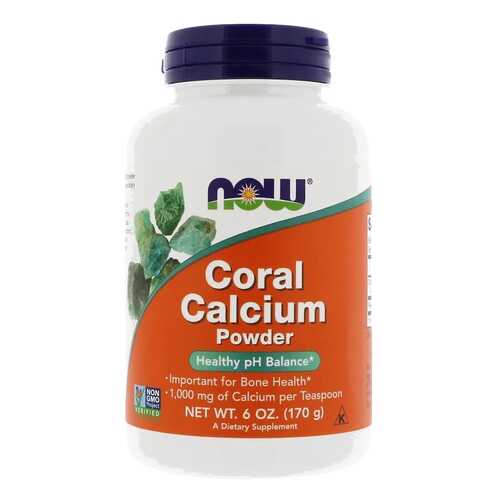 Кальций NOW Coral Calcium Powder 170 г в Аптека Миницен