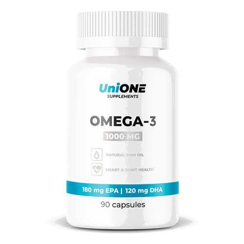 Омега-3 рыбий жир UniONE Omega-3 1000 мг капсулы 90 шт. в Аптека Миницен