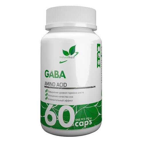 Добавка для нервной системы NaturalSupp Gaba капсулы 60 шт. в Аптека Миницен