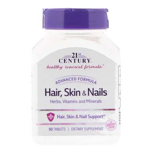 Витамины 21st Century Hair, Skin & Nails Advanced Formula таблетки 50 шт. в Аптека Миницен