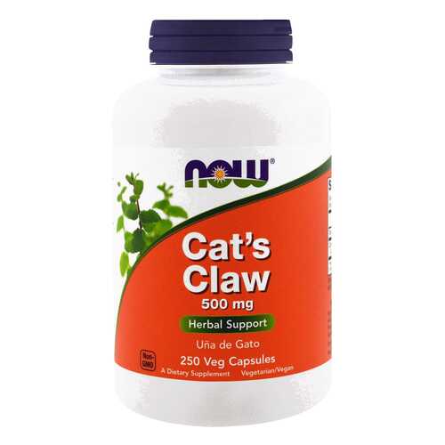 Добавка для иммунитета NOW Cat's Claw 250 капс. натуральный в Аптека Миницен